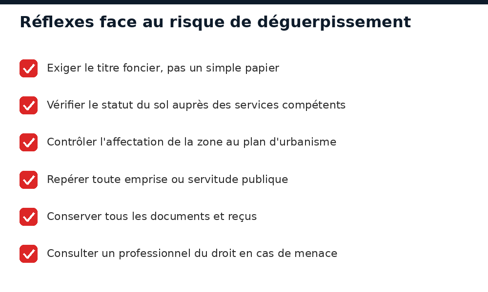 Réflexes à adopter face au risque de déguerpissement à Conakry