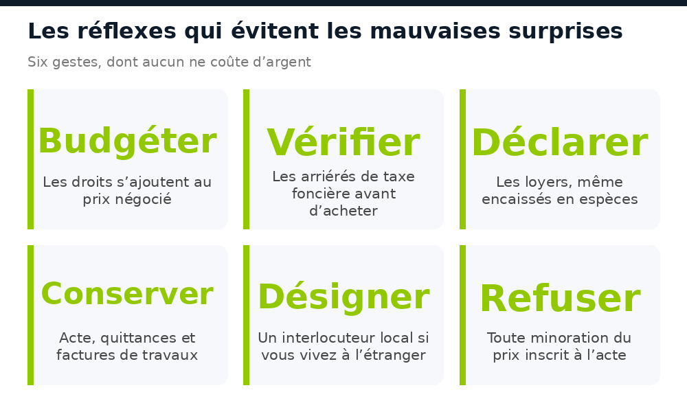 Les six réflexes fiscaux à adopter pour un propriétaire immobilier en Guinée