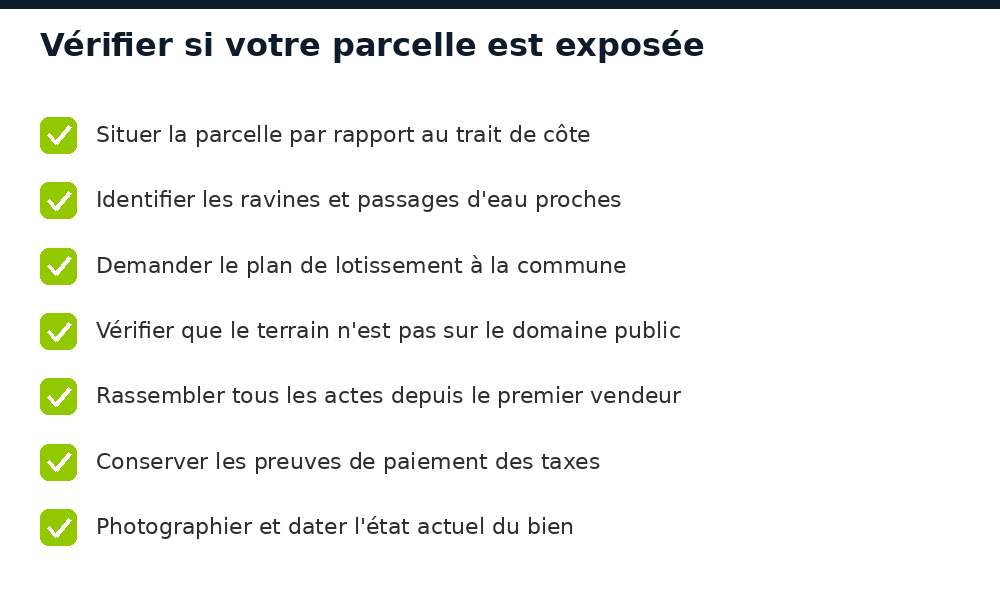 Sept vérifications pour savoir si une parcelle de Conakry est exposée aux démolitions