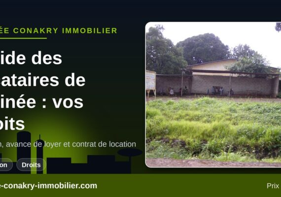 Guide pratique des locataires de Guinée (15 octobre 2026) : vos droits sur la caution, l&rsquo;avance et le contrat